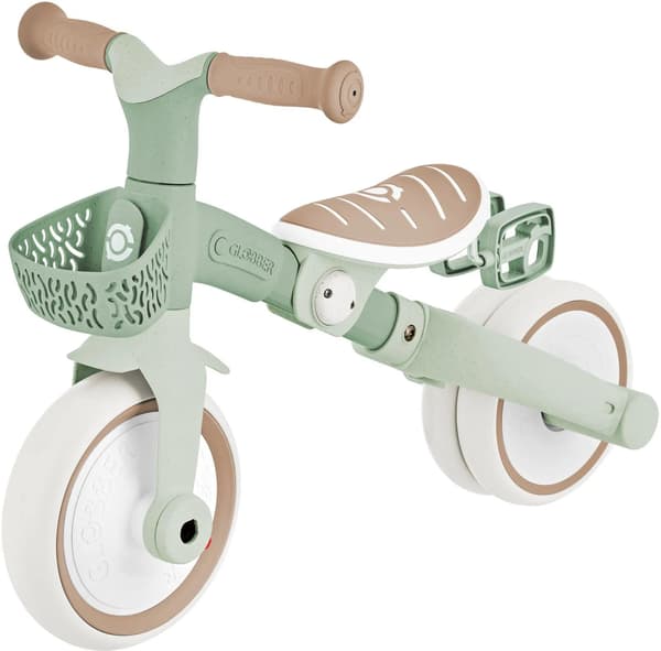 Globber Learning Trike Tricycle guidé vert sauge