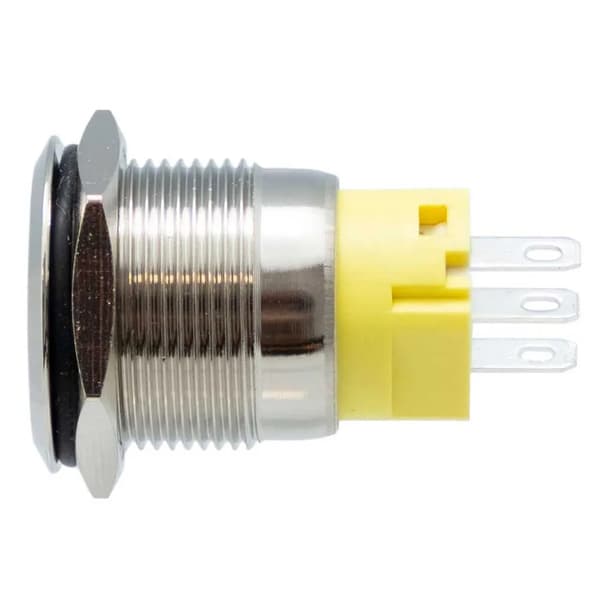 Euroconnex 4181 DPST anti-vandal switch Sølv