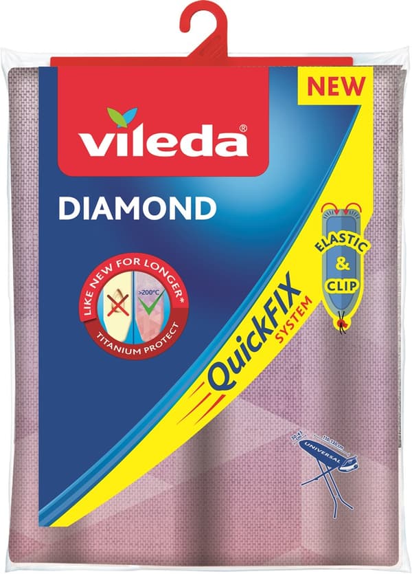 Vileda Diamond strygebrædderdække 130x45cm