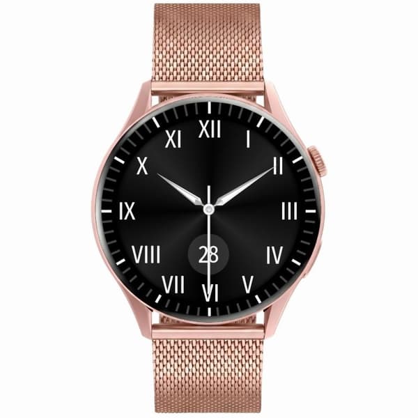 Gravity GT11-6 Smartwatch Rosaguld/Silikonrem