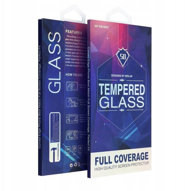 oem 5d full glue tempered glass musta