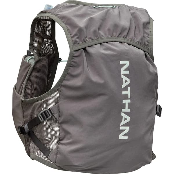 Nathan Pinnacle Breeze 4L Hydration-reppu Charcoal/Surf Spray