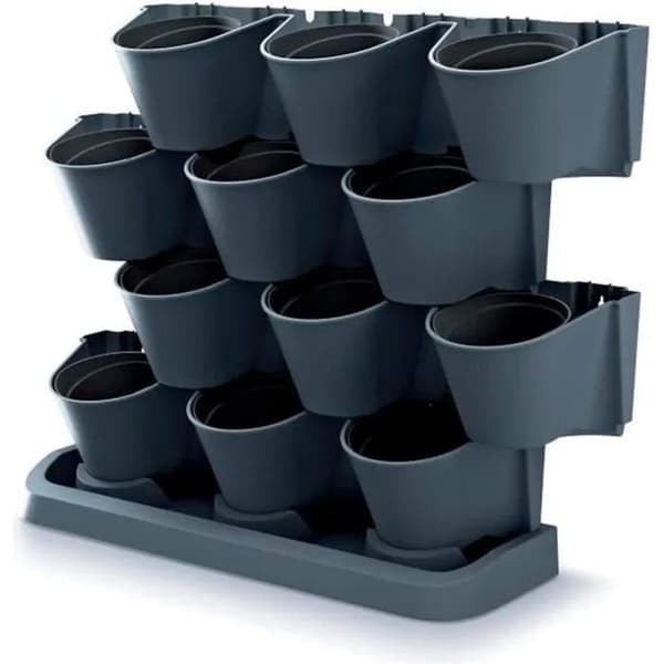 Prosperplast Cascade Garden Vertikal Trädgård Planterare Anthracite
