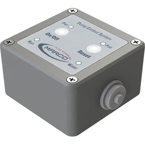 Marco kontrollpanel 12/24V elektronisk pump Silver