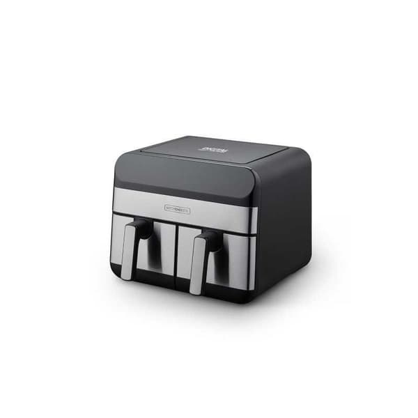 Kitchencook AIRFLOW9 2400W 9L Luftfriture i Rustfrit Stål/Sort