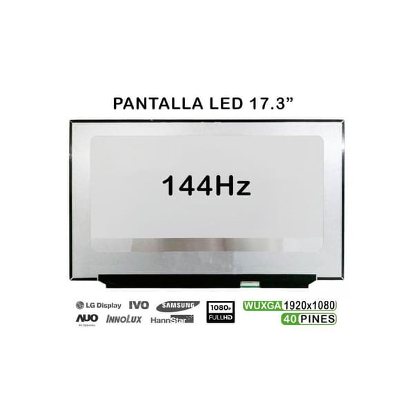 Generic 17,3 tum LED-skärm Full HD 1920x1080
