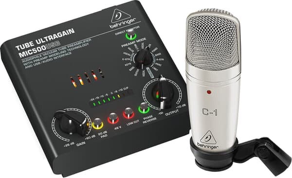Behringer Voice Studio Mikrofon med USB-ljudgränssnitt