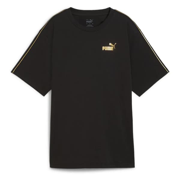 PUMA essentials tape minimal gold musta