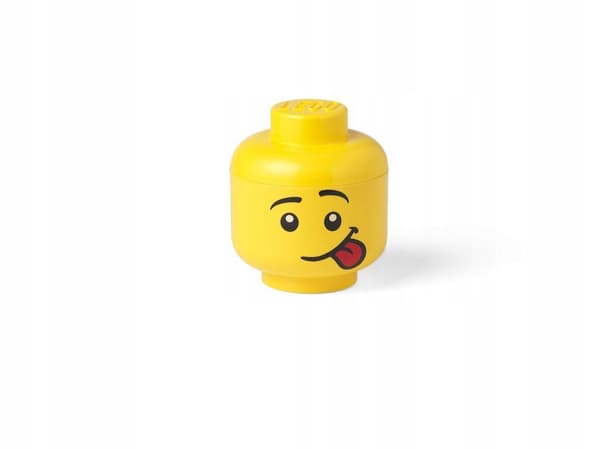 LEGO Opbevaringshoved "Silly" (gul)