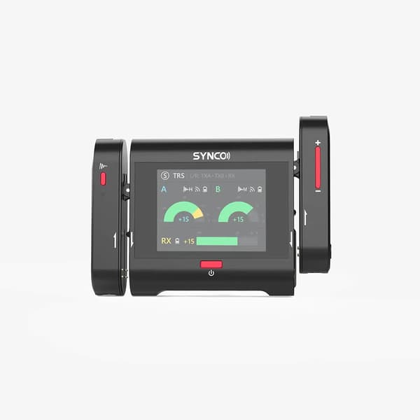 Synco G3 Pro trådløs lavalier mikrofon system med 2 mikrofoner
