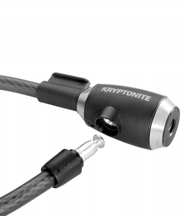 Kryptonite KryptoFlex 1518 kabelslås 15mm x 180cm sort