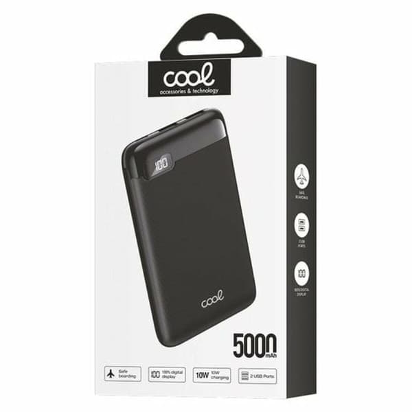 Cool Batteri Externe 5000 mAh Noir