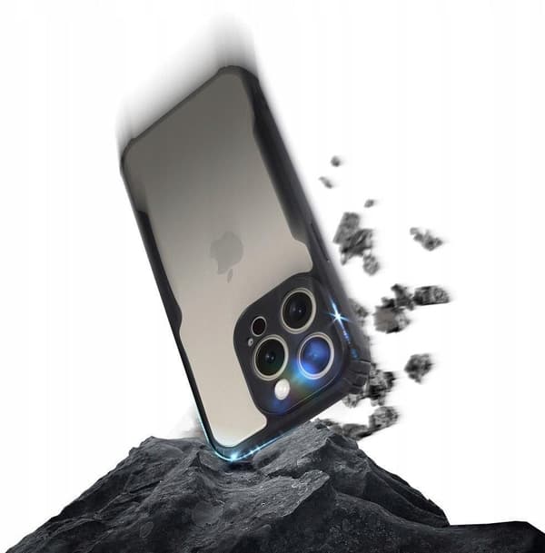 Blueo iPhone 16 Pro Max ANTI-DROP Kuori - Musta