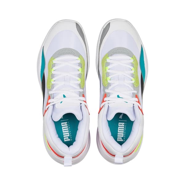 PUMA playmaker pro basketsko Hvid/Flammende Korall
