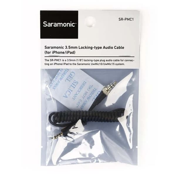 Saramonic sr-pmc1 mikrofonadapter 3.5mm svart