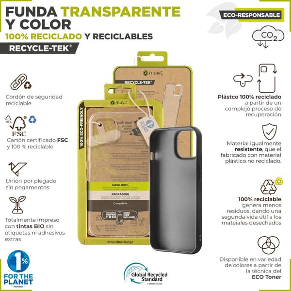 Muvit Recycletek Transparent