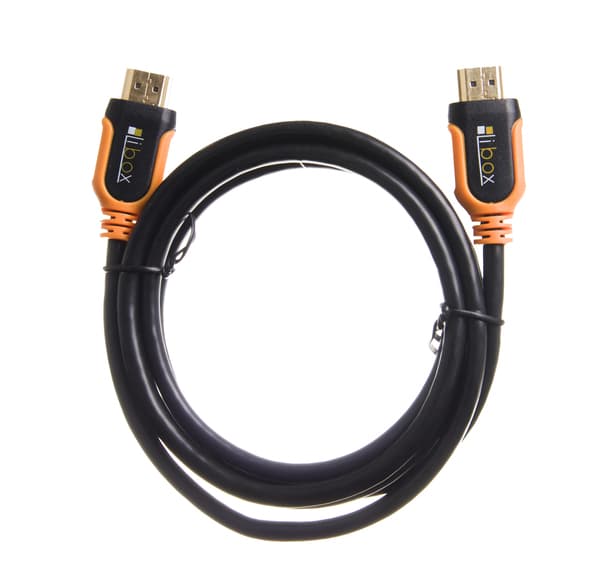 Libox lb0056-1.5 HDMI-kabel 4K 1,5m Sort/Orange