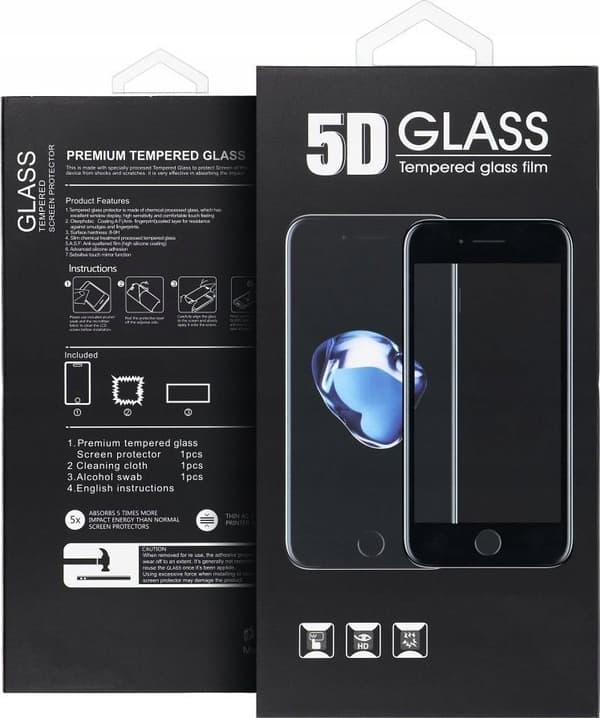 partner-telecom 5d full glue tempered glass sort