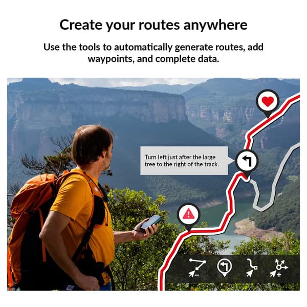 TwoNav Terra GPS navigator svart 64 Go
