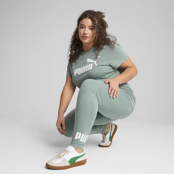 PUMA essentials no. 1 logo tee grøn