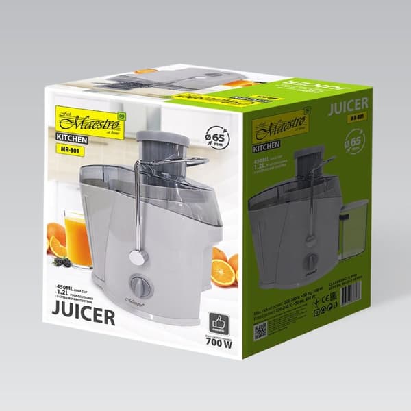 Maestro MR-801 Saftcentrifug 700W Grå