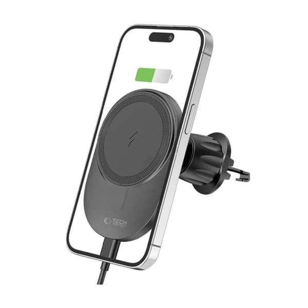 Tech-Protect MM15W-V1 magnetisk biltelefonholder 15W sort