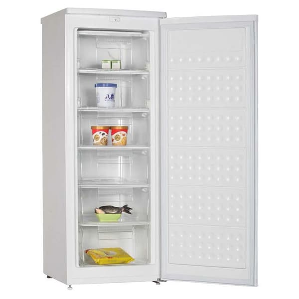 benavent cvbme143w vertikal frys 165 liter vit