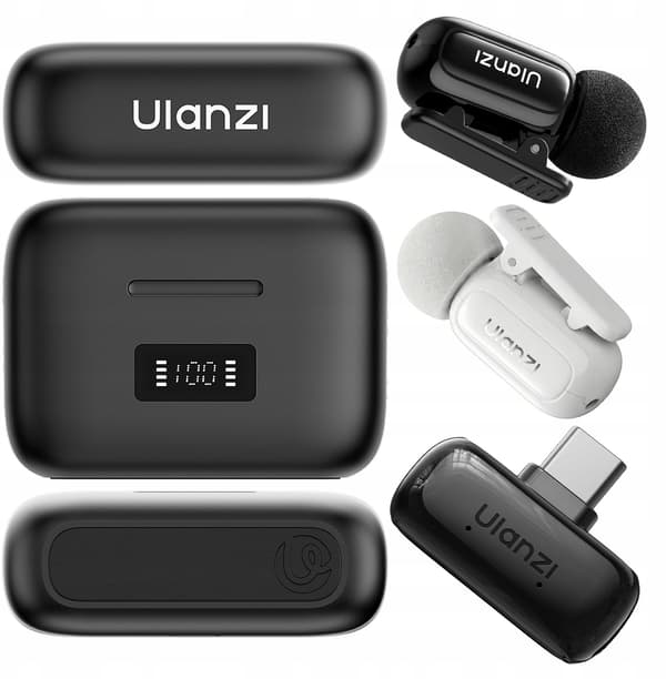Ulanzi A200 trådløs mikrofon med 2 sendere og USB-C