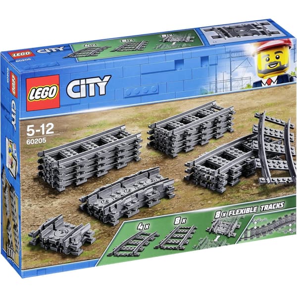 LEGO Pack de rails coloré