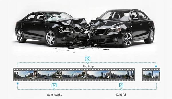 SJCAM SJDASH M60S 4K UHD sort