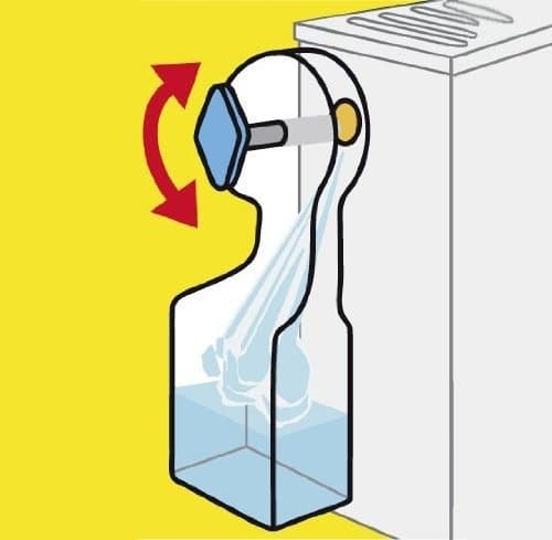 Wenko radiatorventil 120 ml hvid