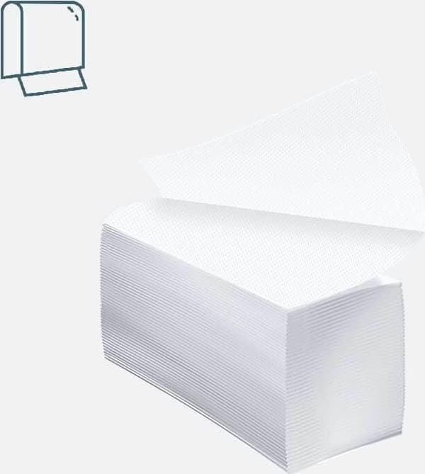 Dga Optima Luna Smart vit pappershandduk 200 ark