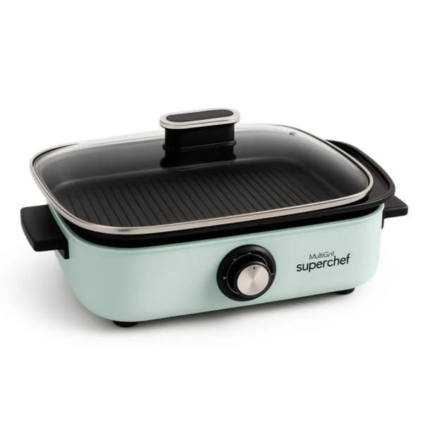 superchef MG720 elektrisk grill 1700W Silver