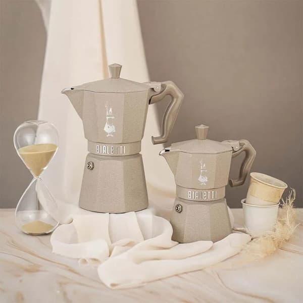 Bialetti Moka Exclusive 3 Cups Sandy