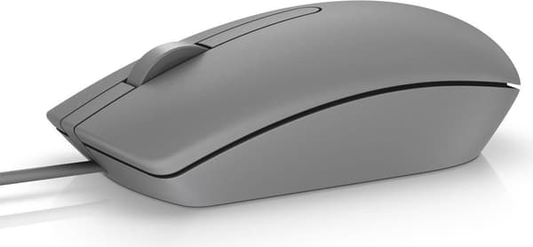 Dell MS116 Grå Ergonomisk Optisk USB Mus
