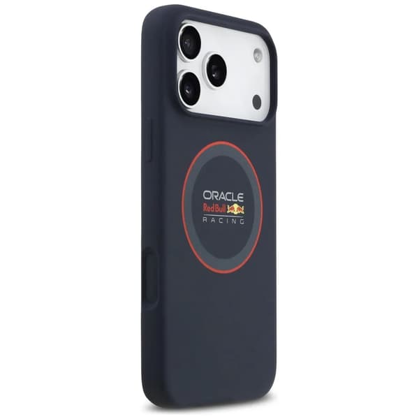 Red Bull Silicone Red Ring MagSafe iPhone 17 Pro Max Navy Blue