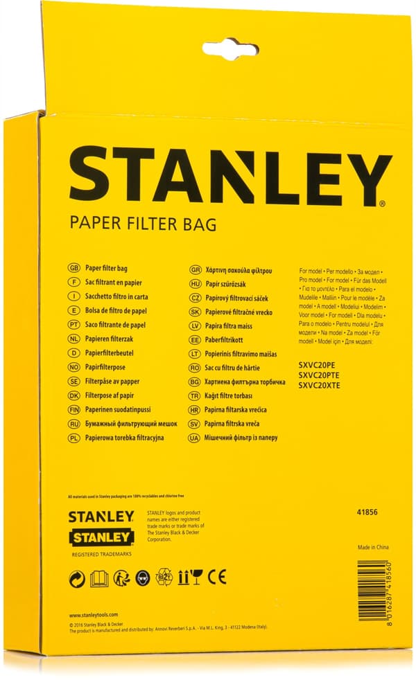 generic worki do odkurzacza stanley sxvc Beige/Brown 5-pack