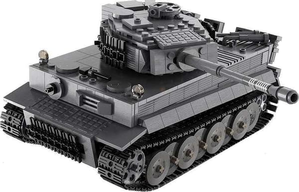 CaDA C61071W Grå Tiger Tank Model 925 Dele