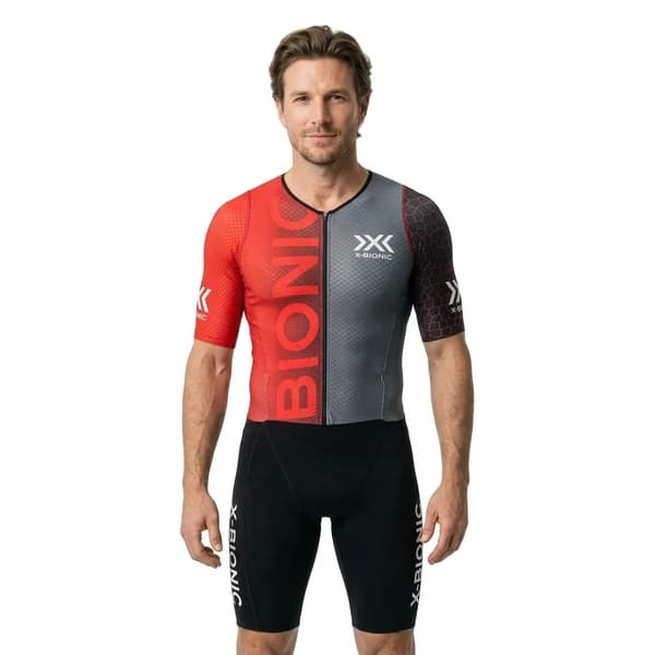 X-Bionic Dragonfly Skinsuit Kortärmad Röd