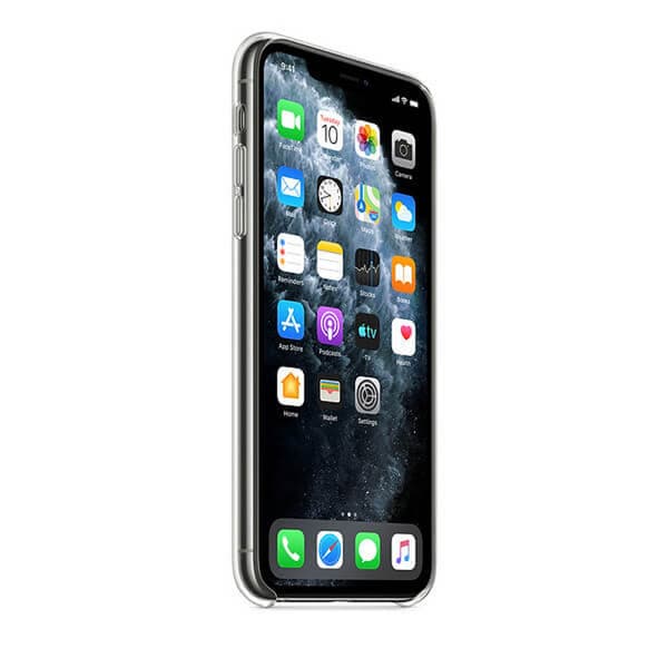 generisk iPhone 11 Pro Max transparent silikone gel etui