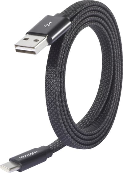 Renkforce rf-6872046 USB-kabel USB 2.0 USB-A USB-C 1,50 m sort
