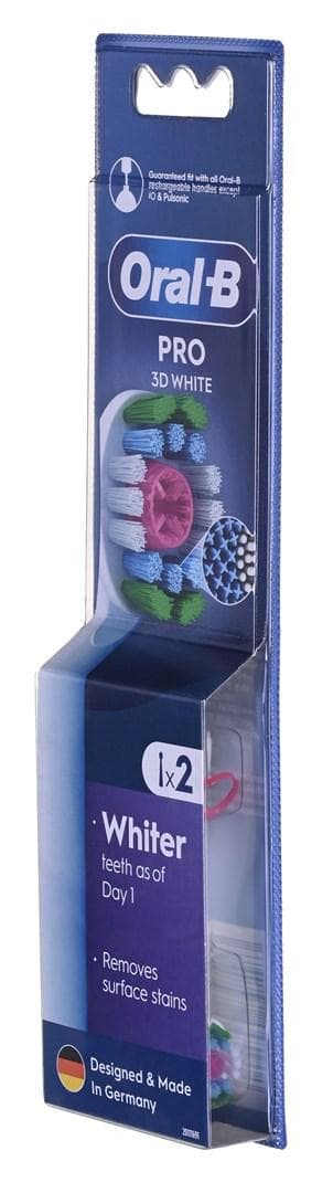 Oral-B 3D White Erstatningshoveder 2-Pack