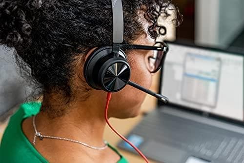 Poly Blackwire 8225 headset med aktiv støjreduktion, USB-C, sort