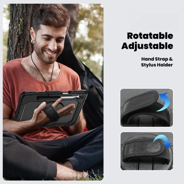 Tech-Protect Solid Sort Etui til Samsung Galaxy Tab S11