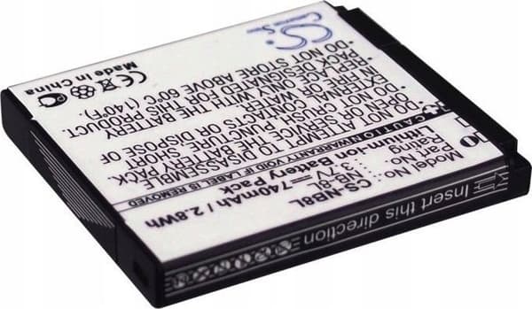 Cameron Sino NB-8L 740mAh lithium-ionbatteri sort
