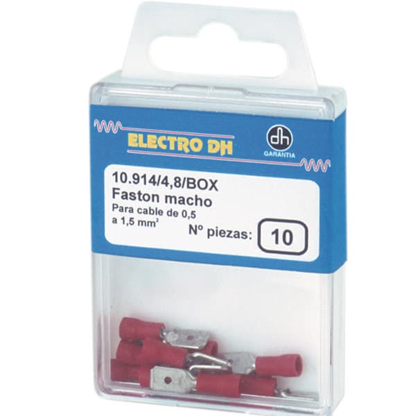 Electro DH 10.916/2.8/R röd snabbkoppling 10-pack