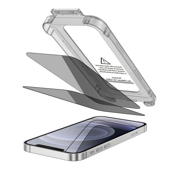 Tech-Protect Quick Set Spy+ Privacy Glass 2-Pack iPhone 12/12 Pro:lle
