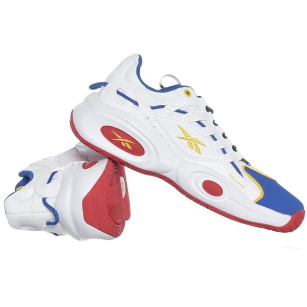 Reebok solution mid basketsko hvid/blå/rød