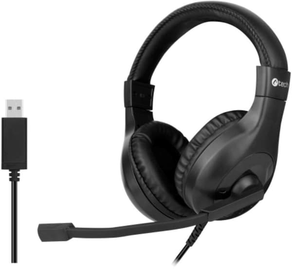 C-Tech MHS-05U kuulokkeet USB-A 40mm musta
