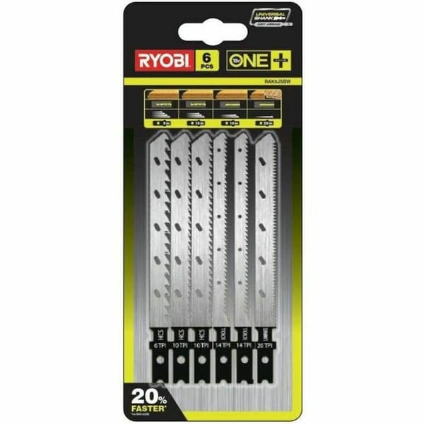 Ryobi rak6jsbw sahalaitesarja 6 osaa